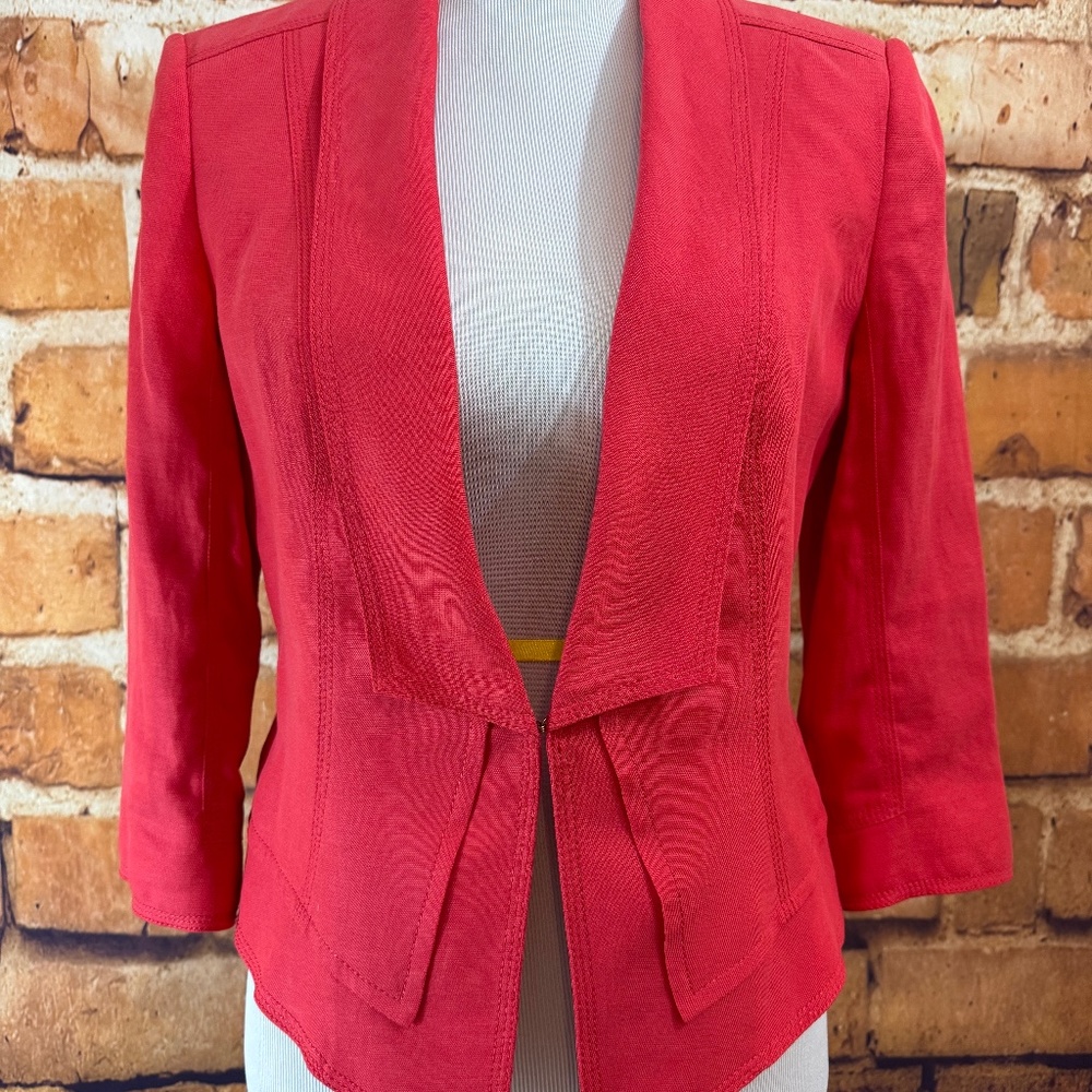 WHBM Coral Blazer Size 8